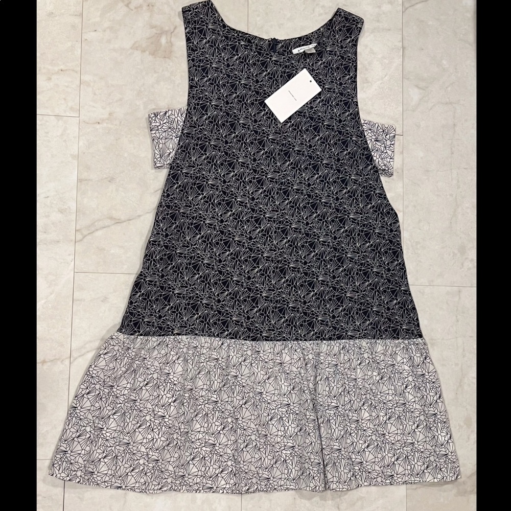 Amour Vert Drop Waist Dress with Cut Outs